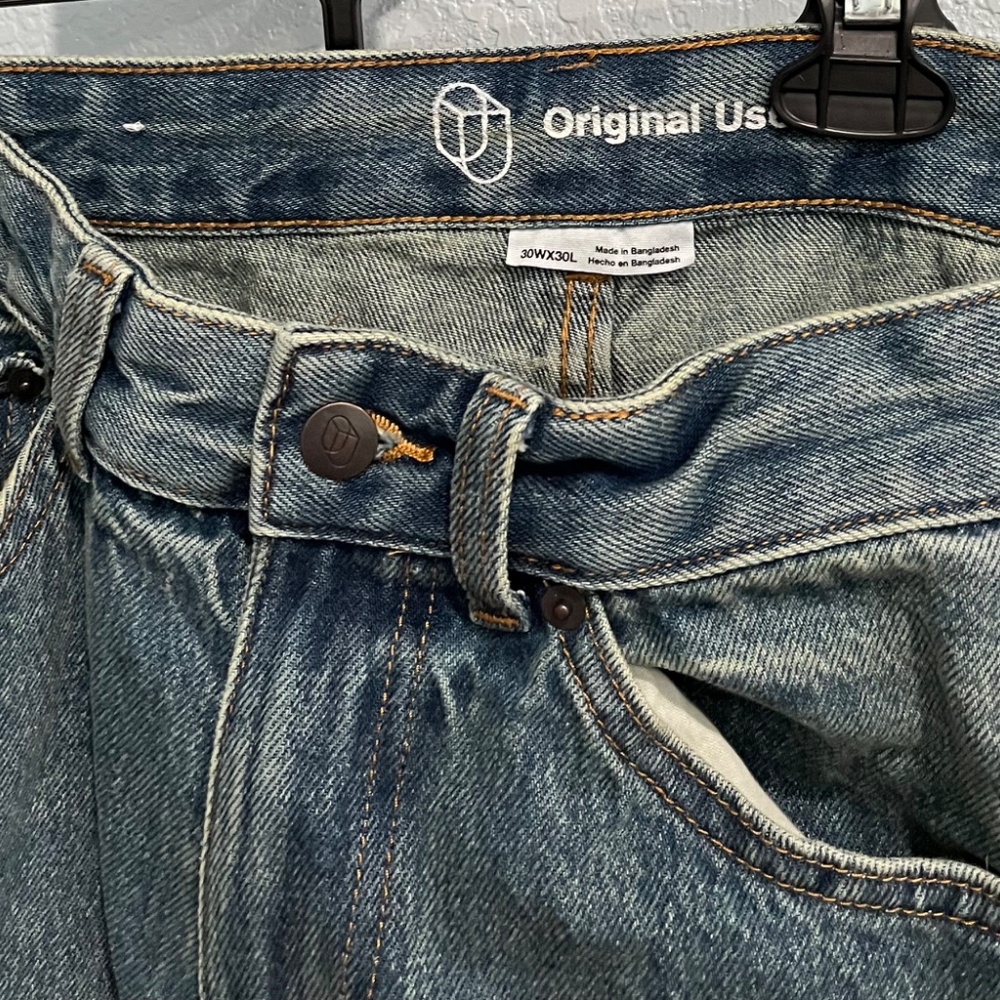 Mens Baggy Jeans 30x30 - Picture 3 of 6